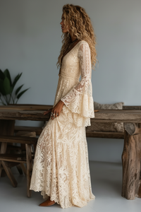Tessa Cream Lace Dress