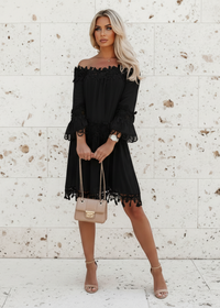 Diaz Black Dress | Pre-order 7 April