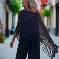 Eden Black Pullover Top