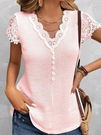 Fleur Pink Loose Knitted Top