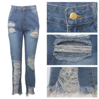 Casey High Waist Distressed Jeans