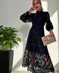 Jasmine Black Lace Dress | Back in Stock 9 Oct