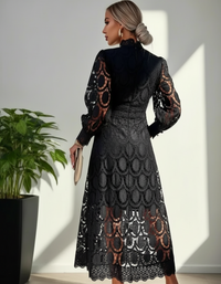 Jasmine Black Lace Dress