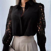Jolie Black Lace Shirt