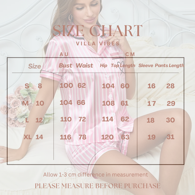 L'Amour Satin Stripe 2pce PJ Set