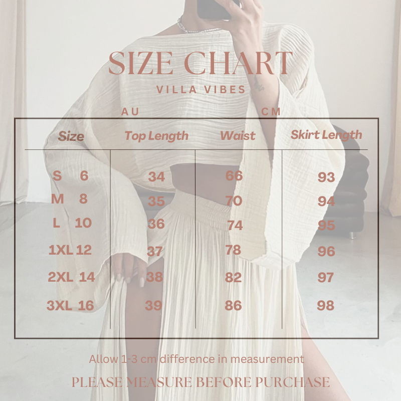 NEW Paloma Beige Skirt Set