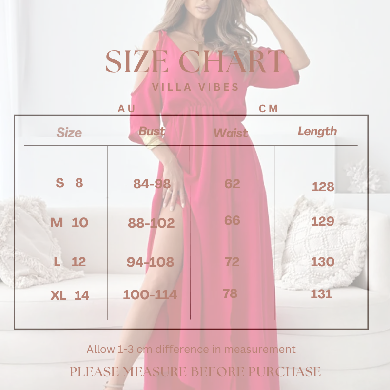 Amara Red Maxi Dress