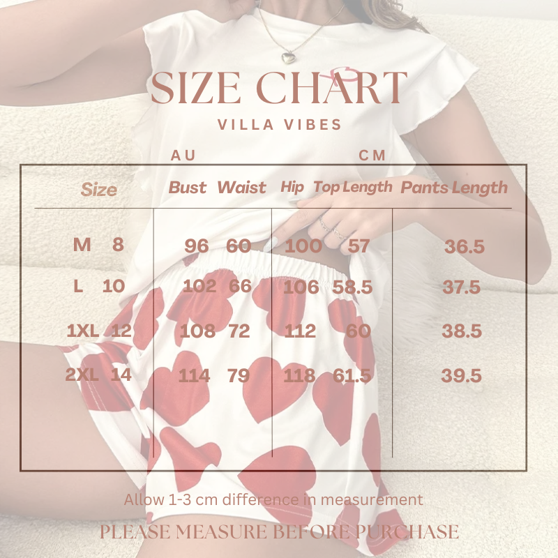 Heart Dreams 2pce PJ Set I 2 colours