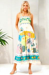 Madagascar Print Dress
