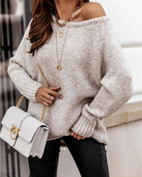 Peyton Beige Weekender Knit Jumper - Villa Vibes Australia