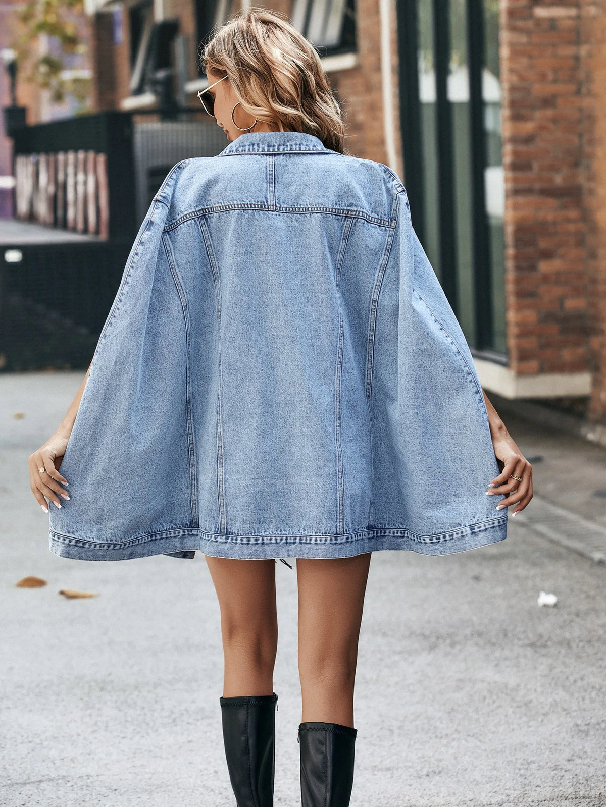 Dakota Denim Coat - Villa Vibes Australia