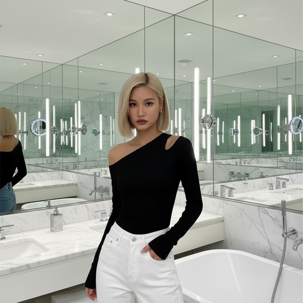 Nikki Stretch Crop Top