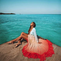 Camille Rainbow Dress - Villa Vibes Australia