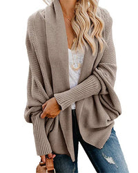 Jacinta Oversized Batwing Sleeve Cardigan - Villa Vibes Australia