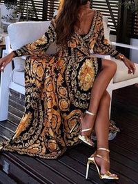 Donatella Vintage Print Dress
