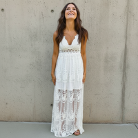 Abby White Lace Maxi
