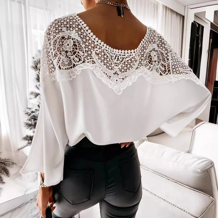 St Barts White Lace Top.