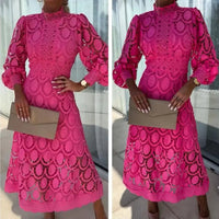 Jasmine Pink Lace Dress