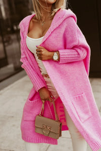 Imogen Pink Highstreet Hooded Coat