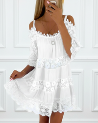 Fallon Pink & White Dress Duo