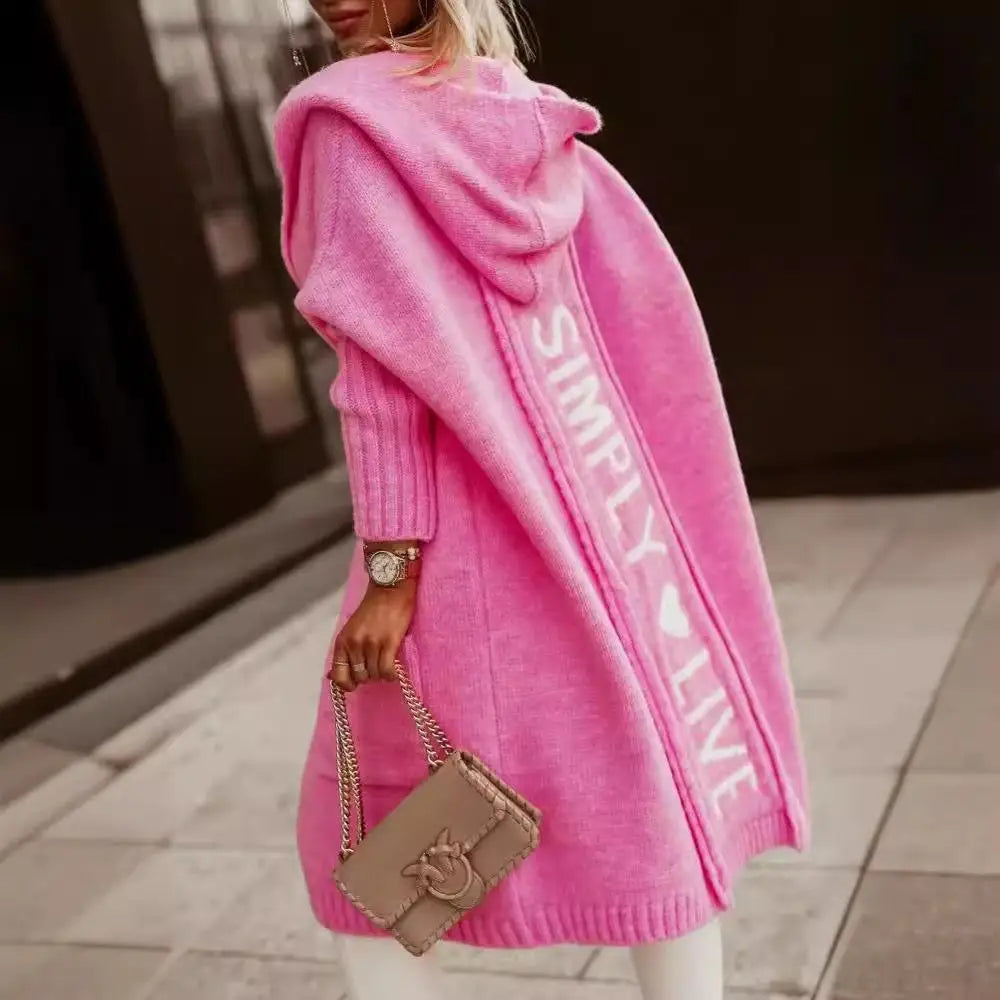 Imogen Pink Highstreet Hooded Coat