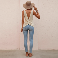 Tahlia Backless Knot Top