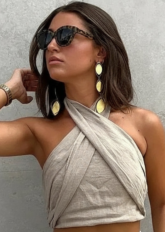 Tianna Sandstone Crossover Top / Pant