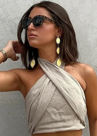 Tianna Sandstone Crossover Top / Pant