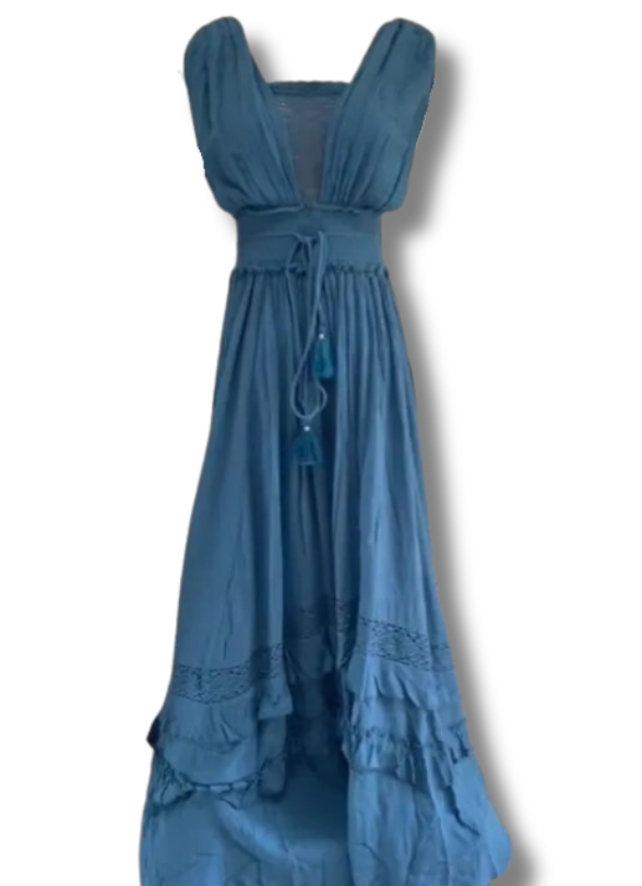 Shakira Malachite Blue Dress