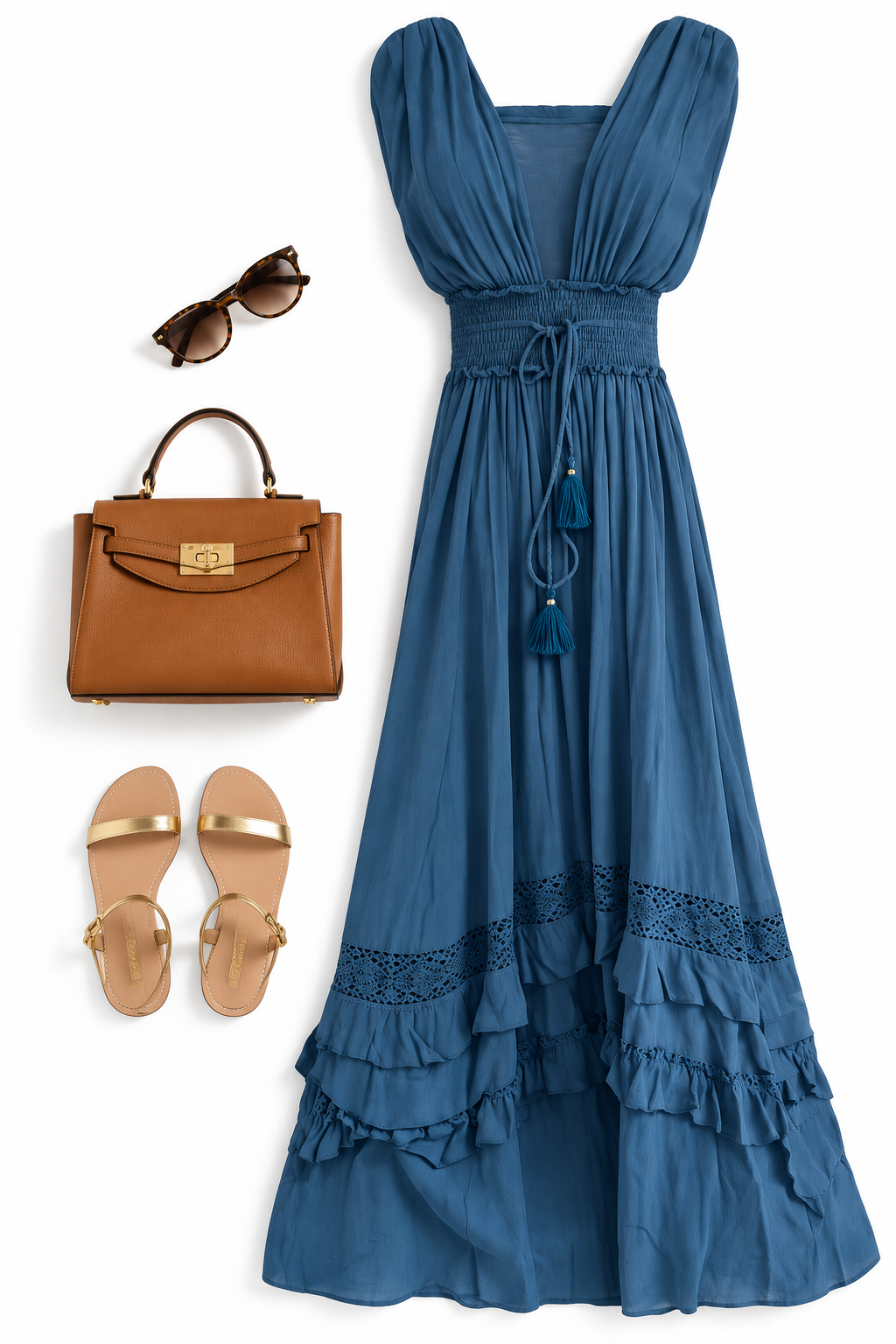 Shakira Malachite Blue Dress.