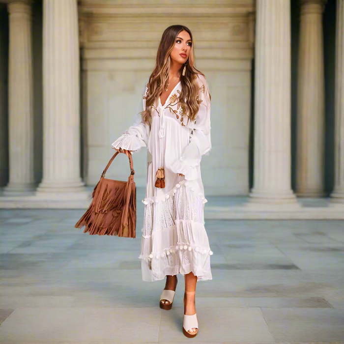 Embroidered dress australia 2025