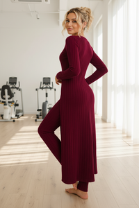 Shivana Claret Loungewear Set