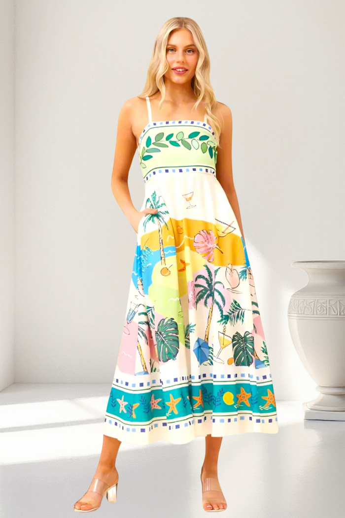 Madagascar Print Dress