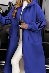 Kelly Blue Hooded Coat | New Colour