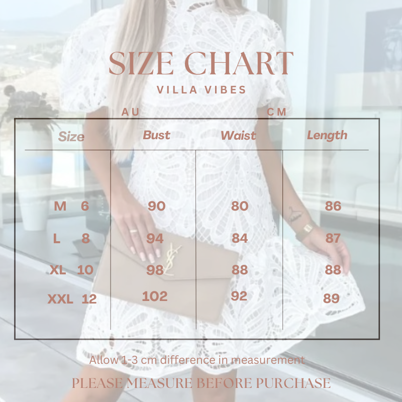 Farrah White Lace Mini Dress