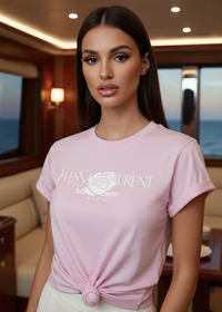 Designer Inspired Pink T-Shirt