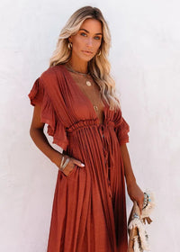 Holly Drawstring Cover-Up - Villa Vibes Australia