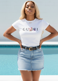 Luxury Inspired White T-Shirt