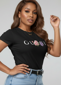 Luxury Inspired Black T-Shirt